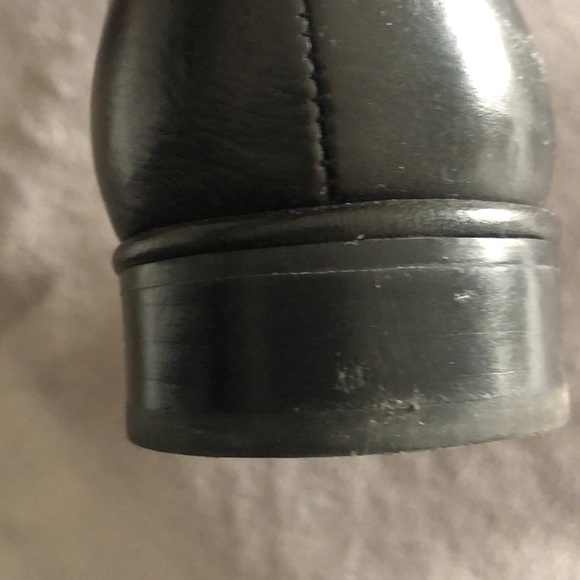 Black leather Via Spiga riding boots. Size 7.5 - Picture 10 of 11